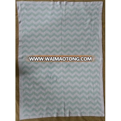 100%cotton baby knitted blanket